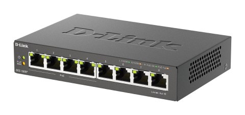 D-Link | 8-portowy przełącznik Gigabit PoE (4xPoE) | DGS-1008P | Niezarządzany | Desktop | Typ zasilania Zewnętrzny D-Link | 8-portowy przełącznik Gigabit PoE (4xPoE) | DGS-1008P | Niezarządzany | Desktop | Typ zasilania Zewnętrzny