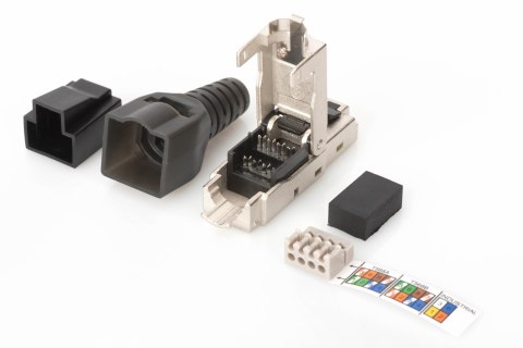 DIGITUS Professional DN-93631 - złącze sieciowe | męskie | RJ-45 | CAT 6a DIGITUS Professional DN-93631 - złącze sieciowe | męskie | RJ-45 | CAT 6a
