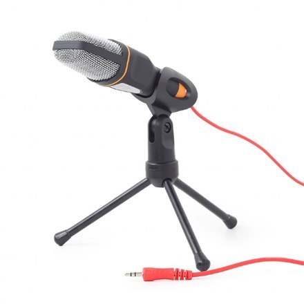 Gembird | Mikrofon biurkowy ze statywem | MIC-D-03 | Wbudowany mikrofon | 3,5 mm | Czarny Gembird | Mikrofon biurkowy ze statywem | MIC-D-03 | Wbudowany mikrofon | 3,5 mm | Czarny