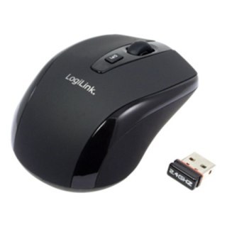 Logilink | Maus optisch Funk 2.4 GHz | 2.4GH bezprzewodowa mini mysz z autolink | bezprzewodowa | czarna