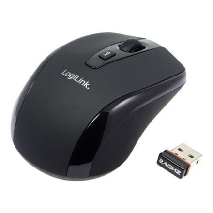 Logilink | Maus optisch Funk 2.4 GHz | 2.4GH bezprzewodowa mini mysz z autolink | bezprzewodowa | czarna Logilink | Maus optisch Funk 2.4 GHz | 2.4GH bezprzewodowa mini mysz z autolink | bezprzewodowa | czarna