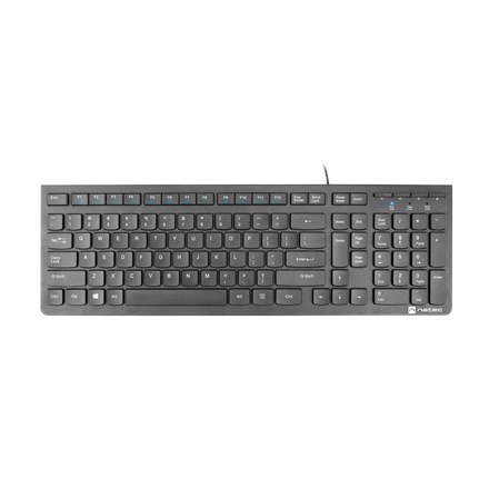 Natec | Klawiatura | Discus 2 Slim | Standardowa | Przewodowa | USA | Czarna | USB 2.0 | 424 g | Klawiatura numeryczna Natec | Klawiatura | Discus 2 Slim | Standardowa | Przewodowa | USA | Czarna | USB 2.0 | 424 g | Klawiatura numeryczna