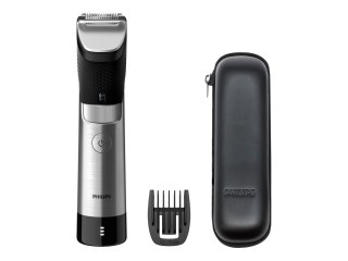 Philips | Trymer do brody | BT9810/15 | Bezprzewodowy i przewodowy | Liczba kroków długości 30 | Dokładność kroku 0,4 mm | Czarn