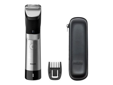 Philips | Trymer do brody | BT9810/15 | Bezprzewodowy i przewodowy | Liczba kroków długości 30 | Dokładność kroku 0,4 mm | Czarn Philips | Trymer do brody | BT9810/15 | Bezprzewodowy i przewodowy | Liczba kroków długości 30 | Dokładność kroku 0,4 mm | Czarn