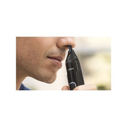 Philips | Trymer do nosa i uszu | NT1650/16 | Trymer do włosów w nosie | Wet & Dry | Czarny Philips | Trymer do nosa i uszu | NT1650/16 | Trymer do włosów w nosie | Wet & Dry | Czarny
