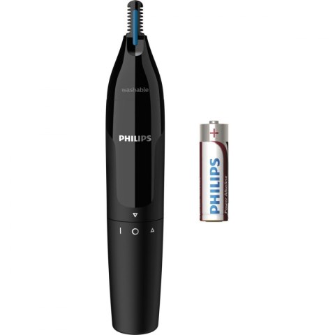 Philips | Trymer do nosa i uszu | NT1650/16 | Trymer do włosów w nosie | Wet & Dry | Czarny Philips | Trymer do nosa i uszu | NT1650/16 | Trymer do włosów w nosie | Wet & Dry | Czarny
