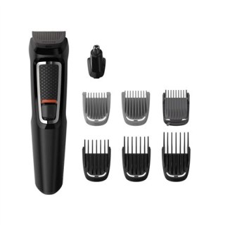 Philips | Trymer do twarzy i włosów 8 w 1 | MG3730/15 | Bezprzewodowy | Czarny