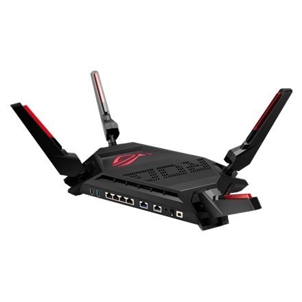 Asus Dual-band Gaming Router GT-AX6000 ROG Rapture 802.11ax 6000 Mbit/s Porty sieciowe Ethernet 5 Wsparcie dla Mesh MU-MiMO Bez Asus Dual-band Gaming Router GT-AX6000 ROG Rapture 802.11ax 6000 Mbit/s Porty sieciowe Ethernet 5 Wsparcie dla Mesh MU-MiMO Bez