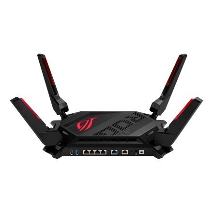 Asus Dual-band Gaming Router GT-AX6000 ROG Rapture 802.11ax 6000 Mbit/s Porty sieciowe Ethernet 5 Wsparcie dla Mesh MU-MiMO Bez Asus Dual-band Gaming Router GT-AX6000 ROG Rapture 802.11ax 6000 Mbit/s Porty sieciowe Ethernet 5 Wsparcie dla Mesh MU-MiMO Bez