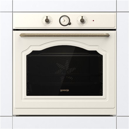 Gorenje | BOS67371CLI | Piekarnik | 77 L | Wielofunkcyjny | EcoClean | Sterowanie mechaniczne | Funkcja pary | Wysokość 59,5 cm Gorenje | BOS67371CLI | Piekarnik | 77 L | Wielofunkcyjny | EcoClean | Sterowanie mechaniczne | Funkcja pary | Wysokość 59,5 cm