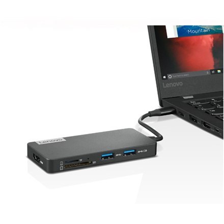 Lenovo | Koncentrator USB-C 7-w-1 | USB-C | Adapter Lenovo | Koncentrator USB-C 7-w-1 | USB-C | Adapter