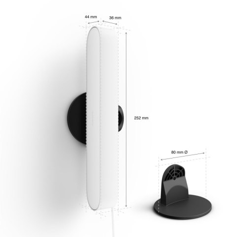 Philips Hue Play WCA Lightbar Base, Twin pack, White|42 W|2000-6500 Hue White Colour Ambiance Philips Hue Play WCA Lightbar Base, Twin pack, White|42 W|2000-6500 Hue White Colour Ambiance