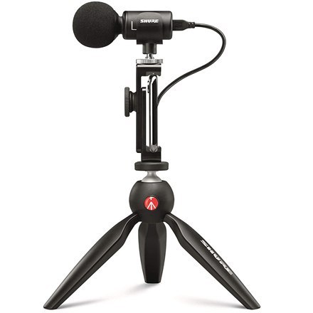 Shure | Mikrofon i zestaw wideo | MV88+DIG-VIDKIT | Czarny Shure | Mikrofon i zestaw wideo | MV88+DIG-VIDKIT | Czarny