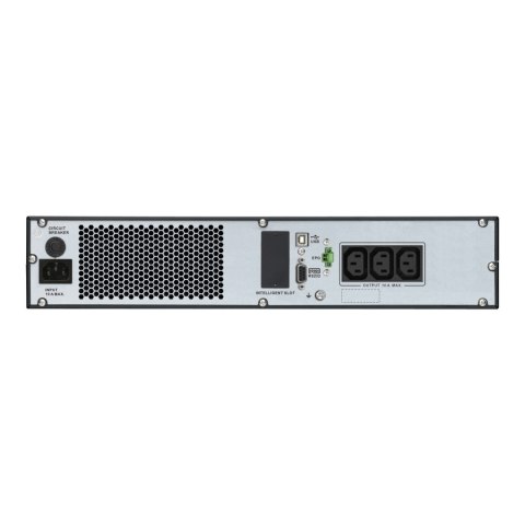 APC Easy UPS On-Line, 1000VA/900W, Rackmount 2U, 230V, 3x IEC C13 outlets, Intelligent Card Slot, LCD, W/ Rail Kit APC Easy UPS On-Line, 1000VA/900W, Rackmount 2U, 230V, 3x IEC C13 outlets, Intelligent Card Slot, LCD, W/ Rail Kit