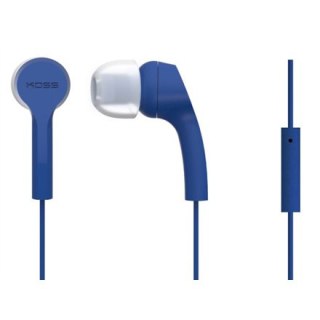 Koss | Słuchawki | KEB9iB | 3.5mm (1/8 cala) | Douszne | Mikrofon | Niebieskie