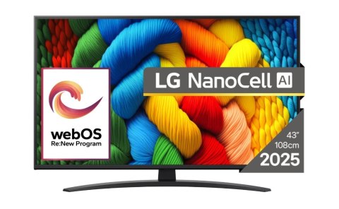 LG 43NANO81A3A | 43 | Smart TV | webOS 25 | UHD LG 43NANO81A3A | 43 | Smart TV | webOS 25 | UHD