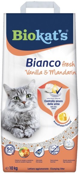 Żwirek dla kota : Gimborn Biokats Fresh Vanilla|Mandarin 10kg Żwirek dla kota : Gimborn Biokats Fresh Vanilla|Mandarin 10kg