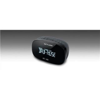 Muse | DAB+/FM Dual Alarm Clock Radio | M-150 CDB | Funkcja alarmu | Wejście AUX | Czarny