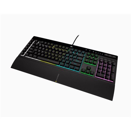 Corsair | Rubber Dome | K55 RGB PRO | Gaming Keyboard | Gaming Keyboard | RGB LED light | US | Wired | Black Corsair | Rubber Dome | K55 RGB PRO | Gaming Keyboard | Gaming Keyboard | RGB LED light | US | Wired | Black