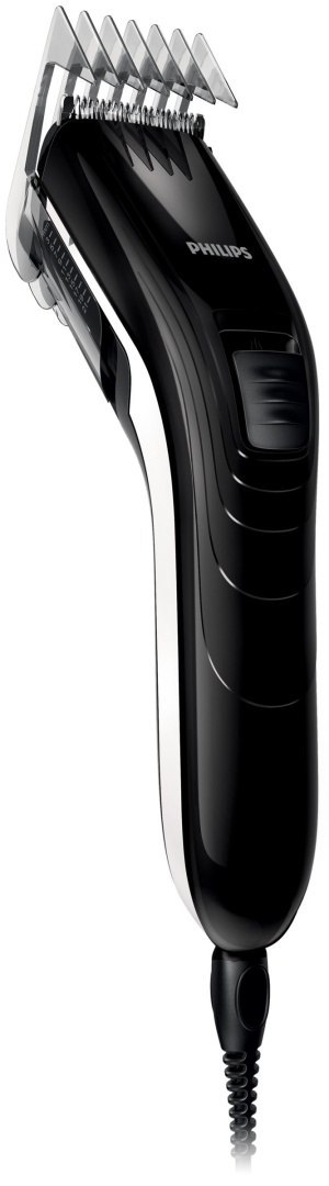 Philips | Maszynka do strzyżenia włosów QC5115 | Maszynka do strzyżenia włosów | Liczba stopni długości 11 | Czarny, Biały Philips | Maszynka do strzyżenia włosów QC5115 | Maszynka do strzyżenia włosów | Liczba stopni długości 11 | Czarny, Biały