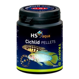 HS AQUA CICHLID PELLETS S 200 ML pokarm dla ryb (0030232) HS AQUA