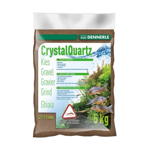 DENNERLE Kryształowy żwir kwarcowy Kristall-Quarz, 1-2 mm, ciemny brąz, 5 kg (1744) DENNERLE Kryształowy żwir kwarcowy Kristall-Quarz, 1-2 mm, ciemny brąz, 5 kg (1744)