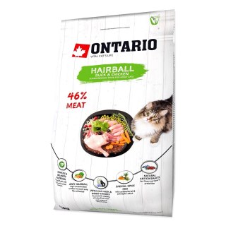 ONTARIO Cat Hairball 2kg/ Pokarm dla kotów odkłaczający (213-10125) ONTARIO