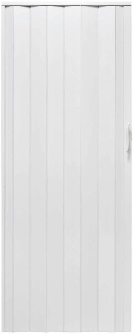 Drzwi harmonijkowe 001P BIAŁY MAT - 90 cm