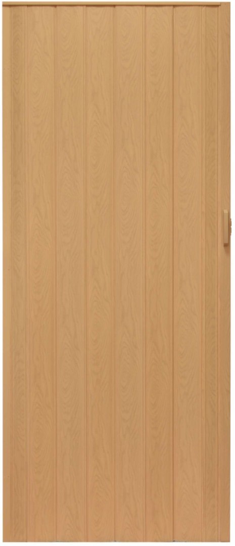 Drzwi harmonijkowe 004 02 jasny dąb 80 cm Drzwi harmonijkowe 004 02 jasny dąb 80 cm