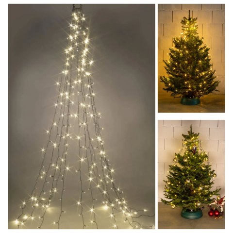 Kurtyna świetlna 300 lampek LED na choinkę Kurtyna świetlna 300 lampek LED na choinkę