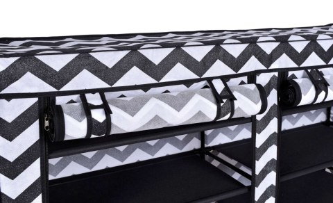 Szafa tekstylna na buty Gabi - zebra Szafa tekstylna na buty Gabi - zebra
