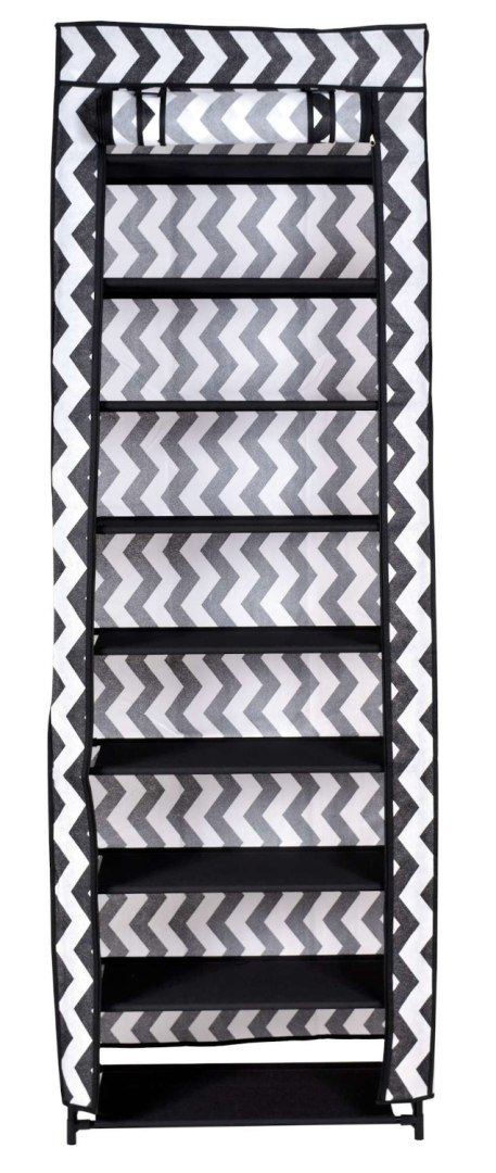 Szafka tekstylna na buty Lea - zebra Szafka tekstylna na buty Lea - zebra