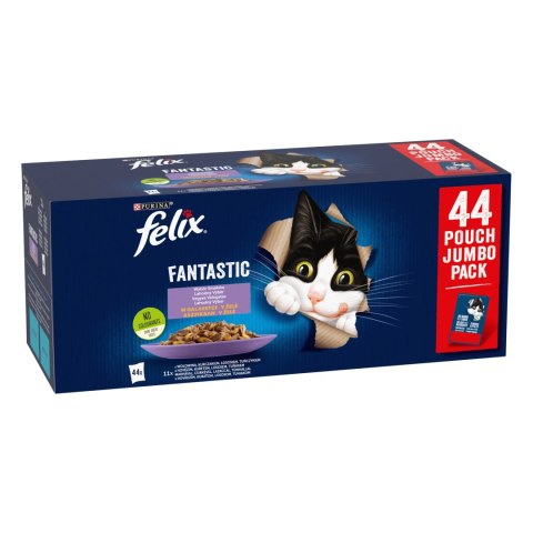 Felix Fantastic Mix Mięsny W Galaretce 44x85g Felix Fantastic Mix Mięsny W Galaretce 44x85g