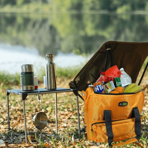Torba termiczna Kamai Gio Style na ramię, pomarańczowa, z kieszeniami i rączką do noszenia, pojemność 33L Torba termiczna Kamai Gio Style na ramię, pomarańczowa, z kieszeniami i rączką do noszenia, pojemność 33L