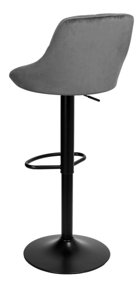 Hoker barowy CYDRO BLACK grafitowy Velvet Hoker barowy CYDRO BLACK grafitowy Velvet