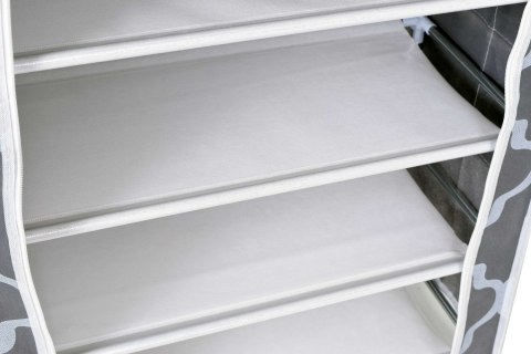 Szafka tekstylna na buty Mona Maroko szaro-biała Szafka tekstylna na buty Mona Maroko szaro-biała
