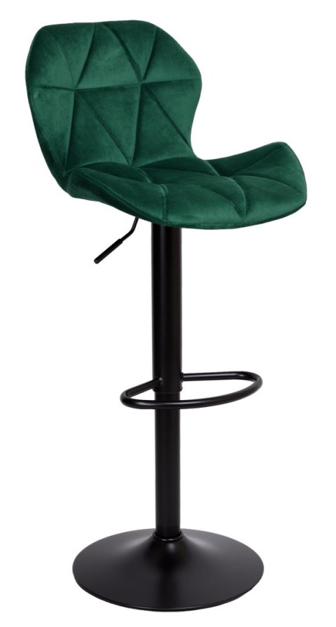 Hoker barowy Gordon Black ciemnozielony Velvet Hoker barowy Gordon Black ciemnozielony Velvet