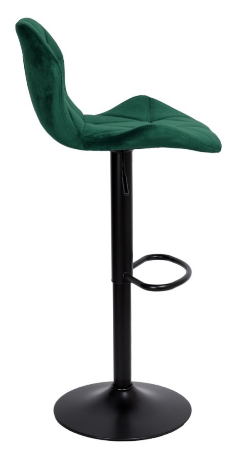 Hoker barowy Gordon Black ciemnozielony Velvet Hoker barowy Gordon Black ciemnozielony Velvet
