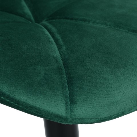 Hoker barowy Gordon Black ciemnozielony Velvet Hoker barowy Gordon Black ciemnozielony Velvet