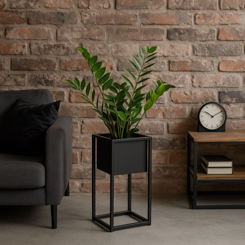 Kwietnik Concove loft 40 cm czarny Kwietnik Concove loft 40 cm czarny