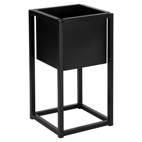 Kwietnik Concove loft 40 cm czarny Kwietnik Concove loft 40 cm czarny
