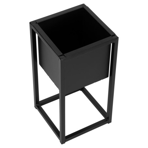 Kwietnik Concove loft 40 cm czarny Kwietnik Concove loft 40 cm czarny