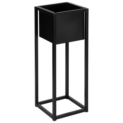Kwietnik loftowy Concove 60 cm czarny Kwietnik loftowy Concove 60 cm czarny