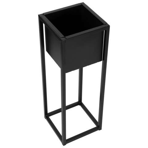Kwietnik loftowy Concove 60 cm czarny Kwietnik loftowy Concove 60 cm czarny