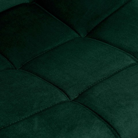 Krzesło welurowe DENVER velvet ciemnozielone Krzesło welurowe DENVER velvet ciemnozielone