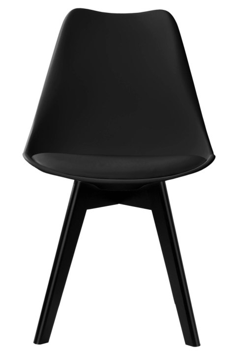 Krzesło nowoczesne Nantes Black DSW czarne Krzesło nowoczesne Nantes Black DSW czarne