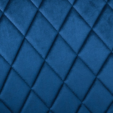 Krzesło welurowe HAVANA VELVET granatowe Krzesło welurowe HAVANA VELVET granatowe