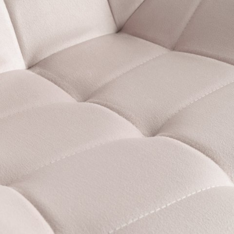 Krzesło welurowe NORMAN Velvet beżowe Krzesło welurowe NORMAN Velvet beżowe