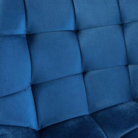 Krzesło welurowe NORMAN Velvet granatowe Krzesło welurowe NORMAN Velvet granatowe