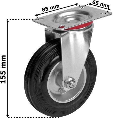 Zestaw jezdny 4 kółka MOVER meblowe 400 kg Zestaw jezdny 4 kółka MOVER meblowe 400 kg